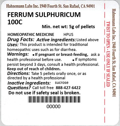 Ferrum Sulphuricum 100C 5g.jpg Ferrum Sulphuricum 100C 5g - Ferrum Sulphuricum 100C 5g